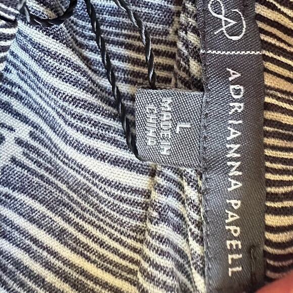 Adrianna Papell Long Tiered Skirt Women’s Large Maxi Flowy Boho Drawstring NEW - Picture 6 of 8